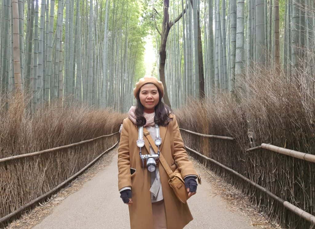 บรรยากาศสวนป่าไผ่อาราชิยาม่า Arashiyama