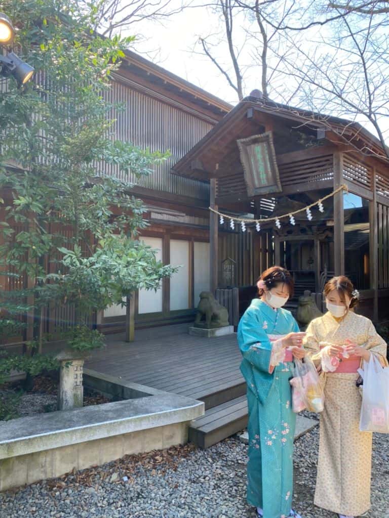 บรรยากาศ ศาลเจ้า Kawagoe Hikawa Shrine ขอพรความรัก ที่คาวาโกเอะ (Kawagoe)