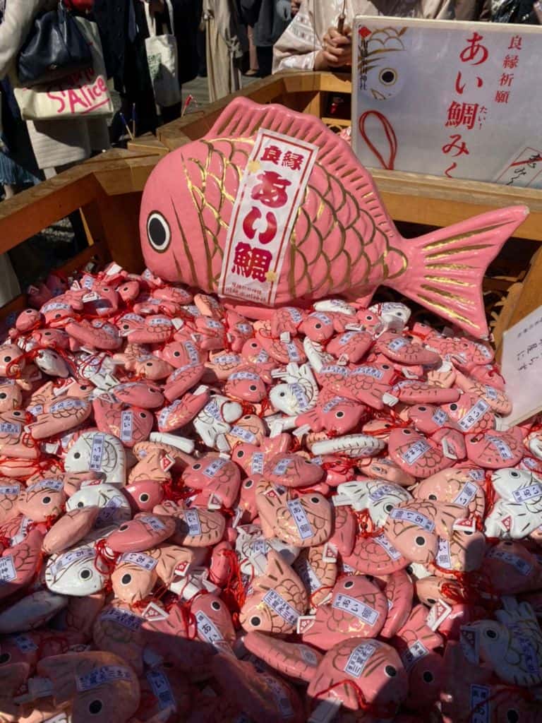 เซียมซีปลาไท ศาลเจ้า Kawagoe Hikawa Shrine ขอพรความรัก ที่คาวาโกเอะ (Kawagoe)