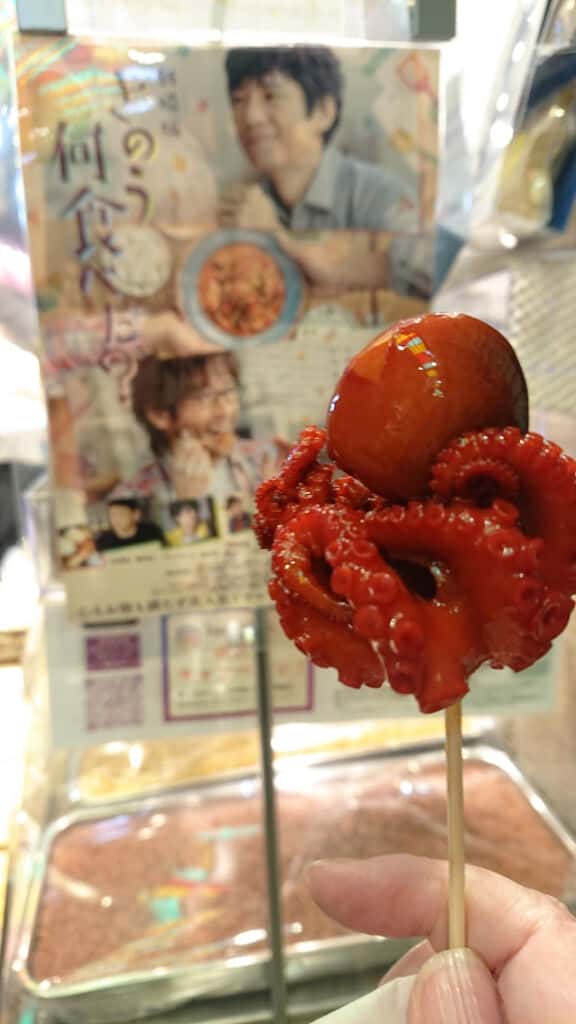 ตลาดนิชิกิ (Nishiki Market : 錦市場) 10 ที่เที่ยวเกียวโต ตามรอยภาพยนตร์ “เมื่อวานคุณทานอะไร?” (What Did You Eat Yesterday?)