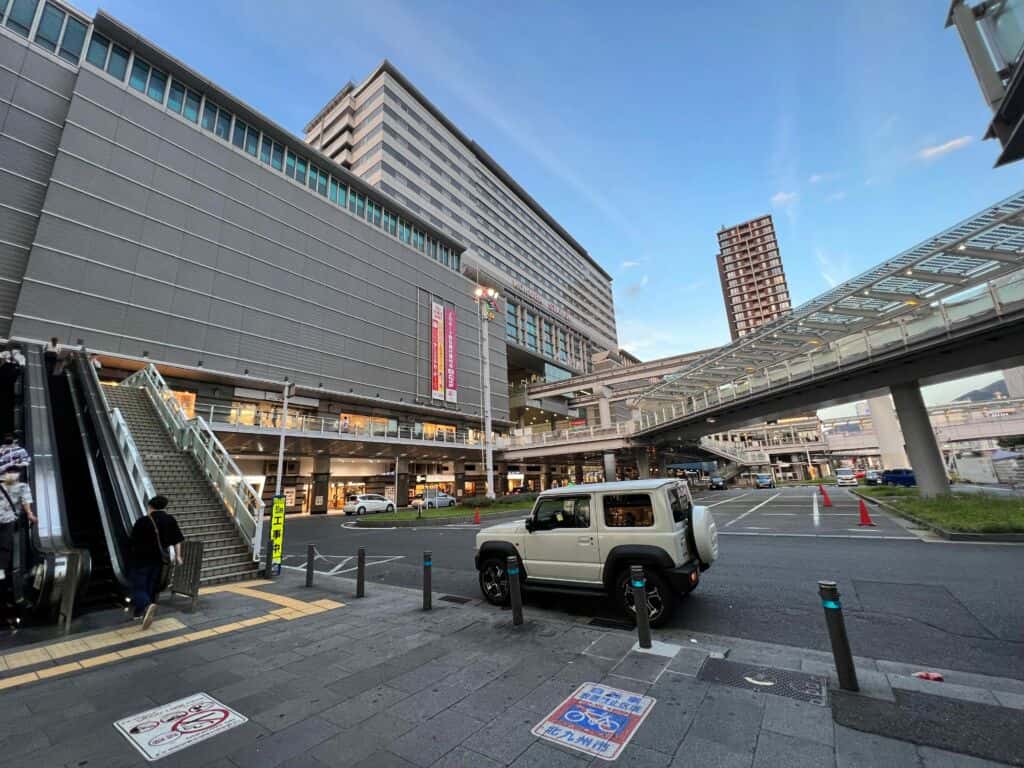 ย่านช้อปปิ้ง Uomachi Gintengai ใกล้สถานีโคคุระ kokura คิตะคิวชู Kitakyushu