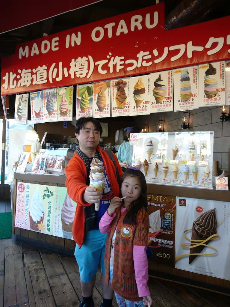 พาลูกเที่ยว โอตารุ (Otaru)ร้านอาหารของกินย่านโอตารุ