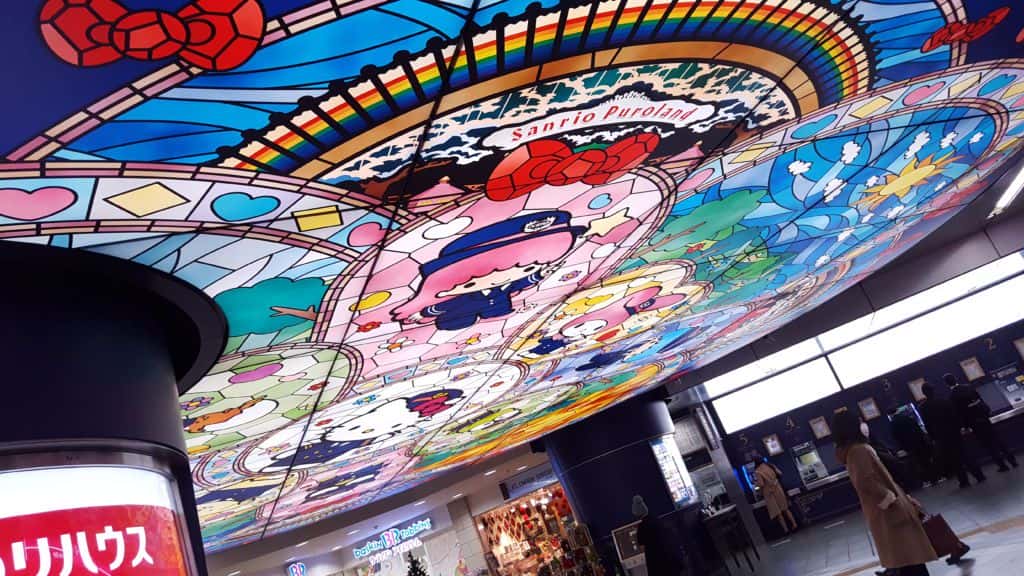 สถานี Keio Tama Center สถานีรถไฟแห่งตัวละครซานริโอ้