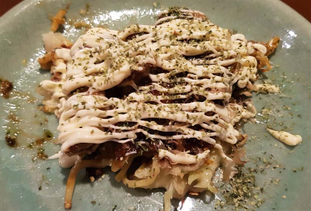 Pork + Seafood Okonomiyaki ร้านโอโคโนมิยากิ เฉยเฉย (choichoi) BTS พร้อมพงษ์
