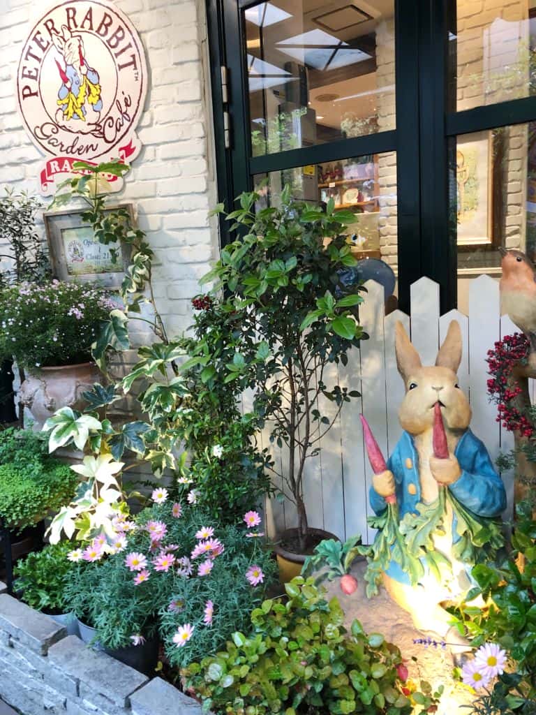 คาเฟ่กระต่าย Peter Rabbit Garden Cafe โตเกียว