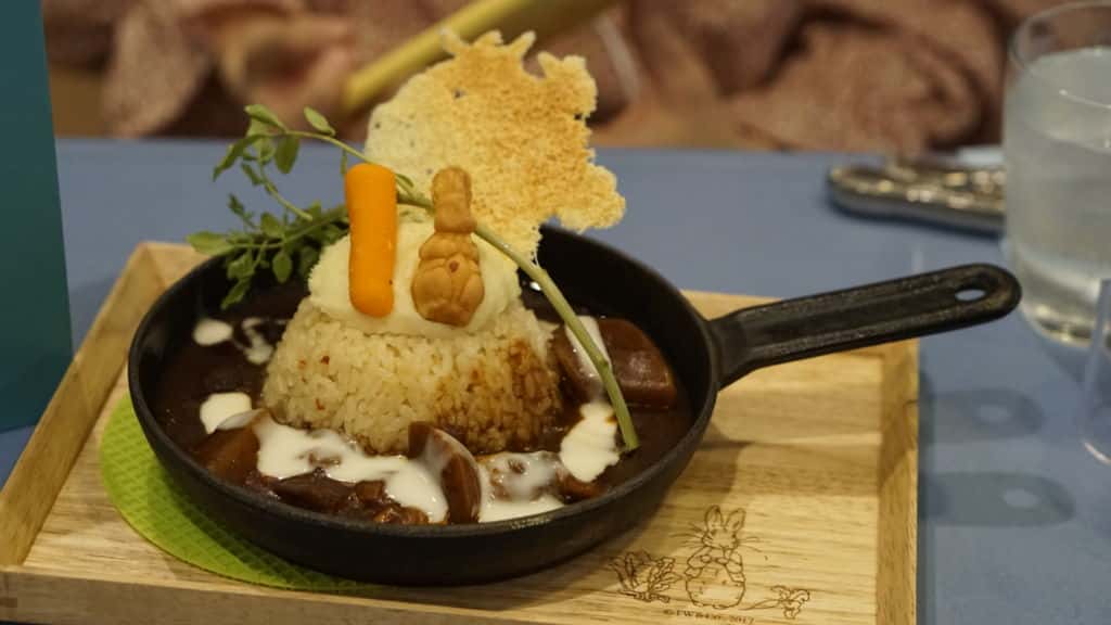 Beef Stew Rice คาเฟ่กระต่าย Peter Rabbit Garden Cafe โตเกียว