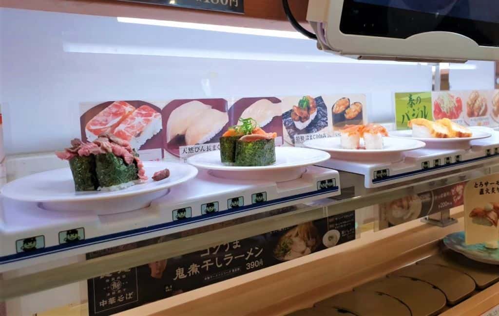 ร้านกัปปะซูชิ (Kappa sushi) ซูชิร้อยเยนในญี่ปุ่น