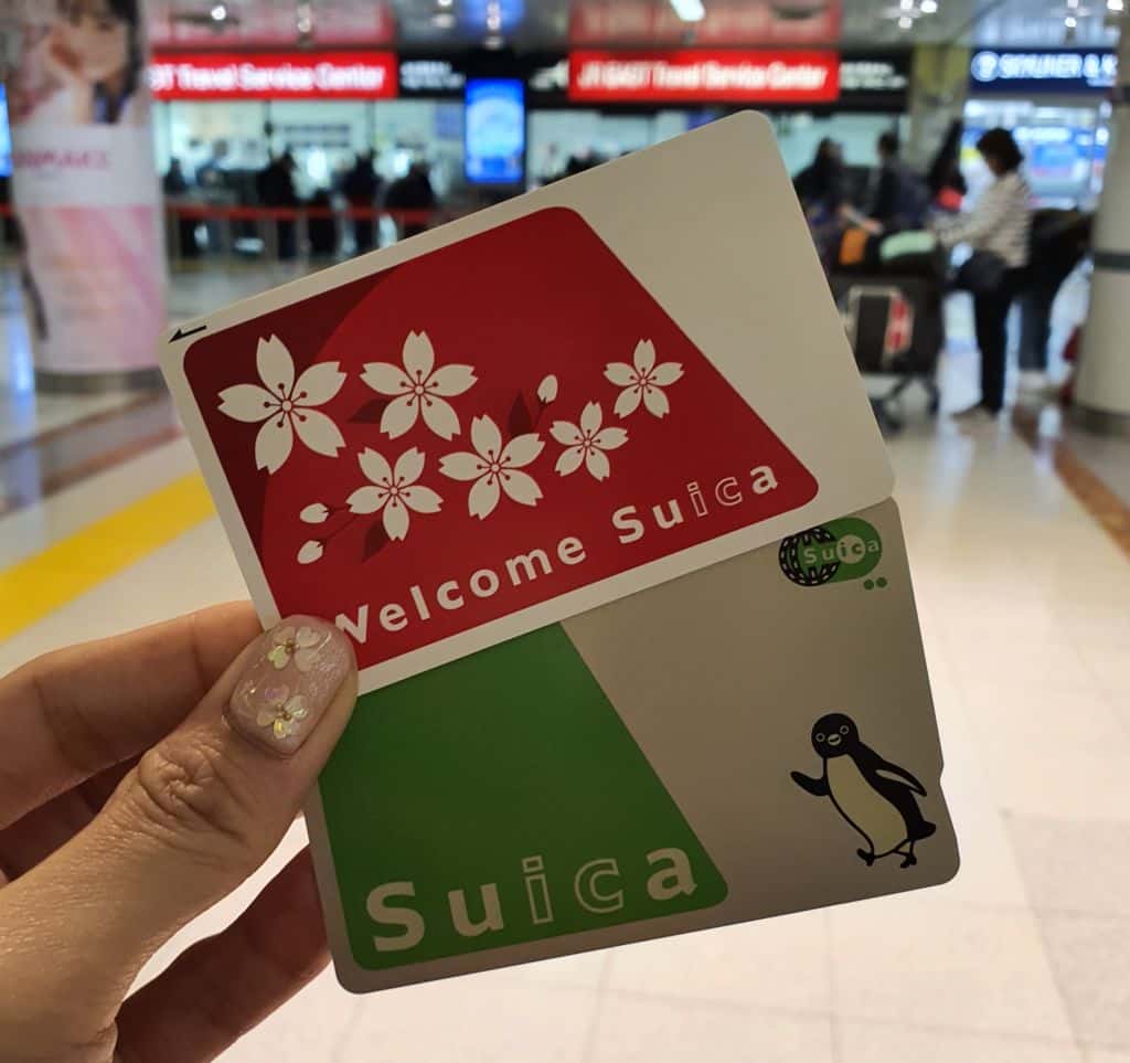 ใช้ Suica Card (IC Card) 