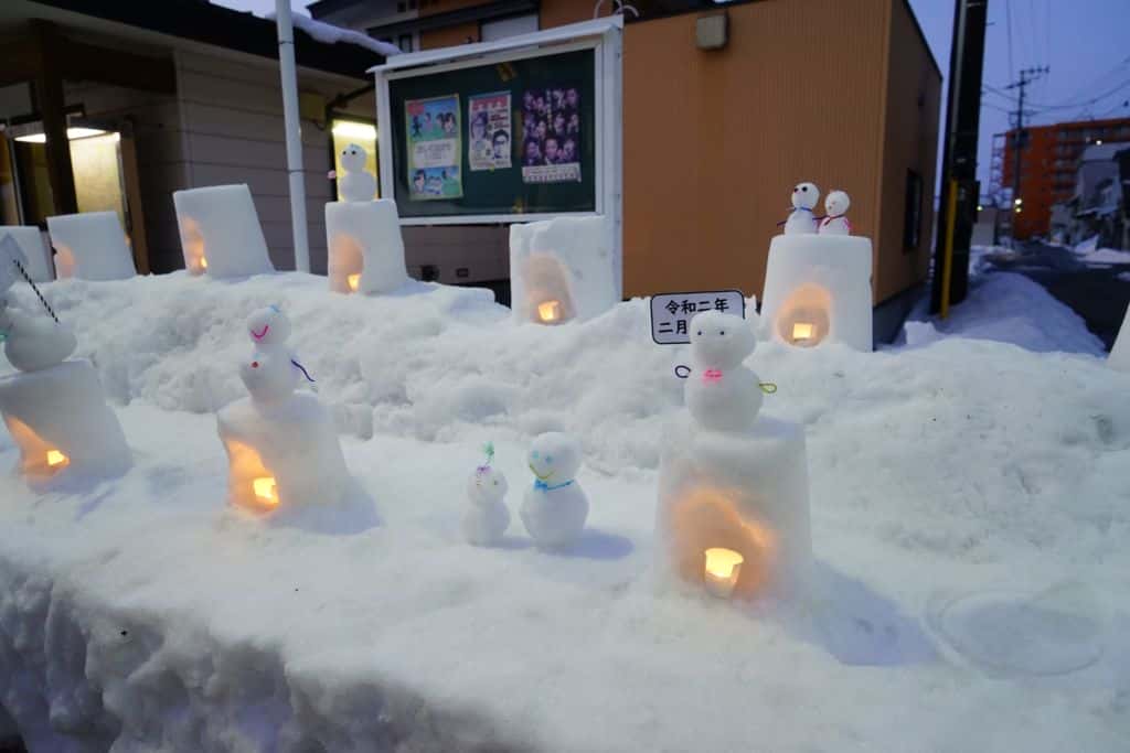 งานเทศกาลหิมะ Yokote Kamakura Snow Festival 
